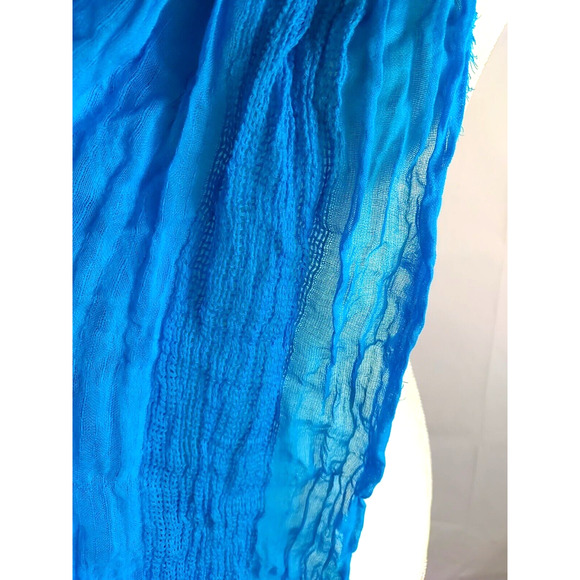 Infinity Scarf Blue 18 X 70 - Picture 9 of 9